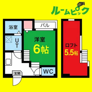 レンガース I【2階】の間取り