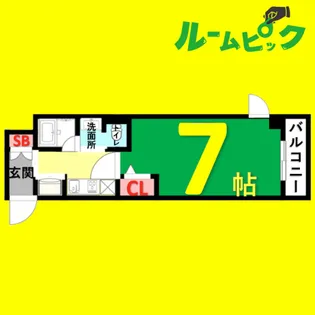 フレールコート東別院【3階】の間取り