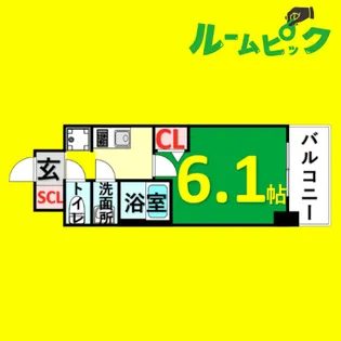アドバンス名古屋シュテルン【7階】の間取り