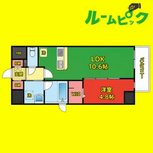 ルネフラッツ今池駅前South【11階】の間取り