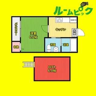 Cherry Blossom【2階】の間取り