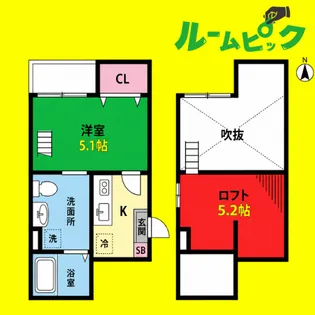 K'sハイツ(ケーズハイツ)【1階】の間取り