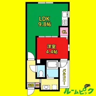 Sunny Court Ⅲ【3階】の間取り