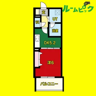 さくらHills NISHIKI Platinum Residence【4階】の間取り