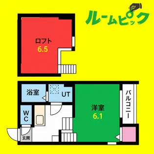 Glanz【103号室】の間取り