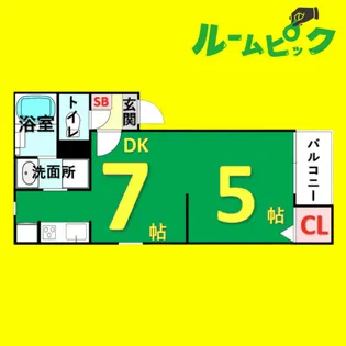 グランコンフォール米野I【2階】の間取り
