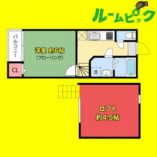 Glanz栄生【2階】の間取り