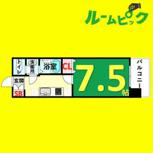 KDXレジデンス神宮前【4階】の間取り