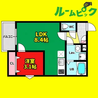 ジーメゾン名古屋大同【201号室】の間取り