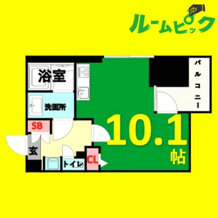 LaSante東別院【10階】の間取り
