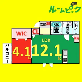 Delica黒川【301号室】の間取り