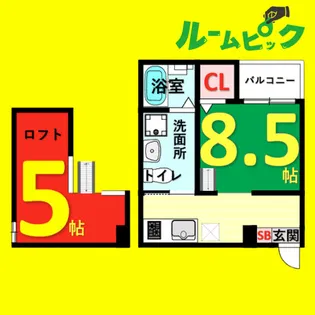 M’s story【1階】の間取り
