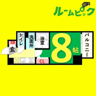 大須レジデンス【5階】の間取り