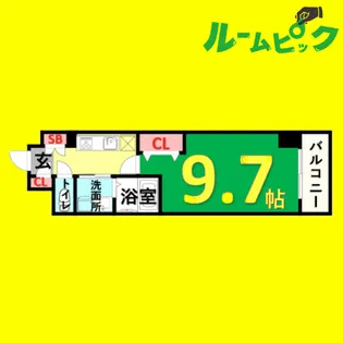 SMILE CITY M【1階】の間取り