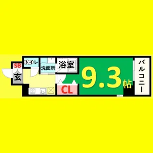 KDXレジデンス今池【3階】の間取り