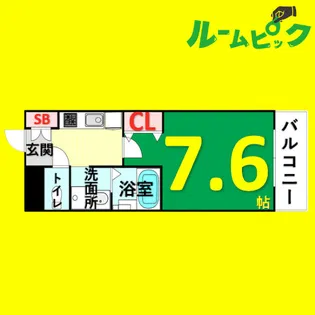 コートデリヴィエール上飯田【3階】の間取り