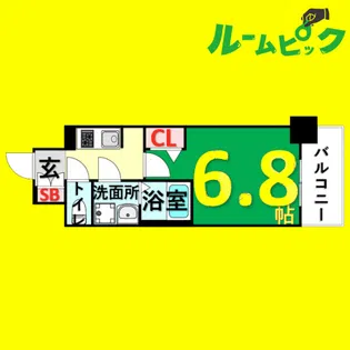 メイクス熱田大宝【3階】の間取り
