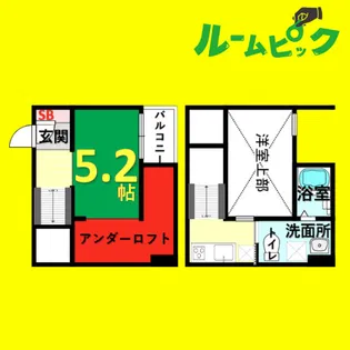 クラリエール五女子(クラリエールゴニョシ)【1階】の間取り