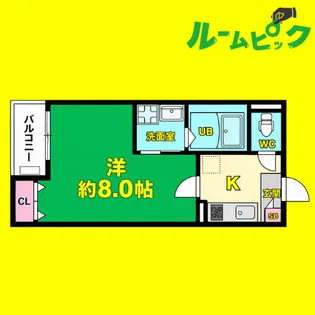Jack terasakiⅠ【2階】の間取り