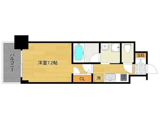大阪府大阪市大正区三軒家西3丁目【マンション】の間取り