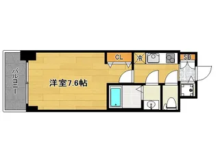 大阪府大阪市中央区本町橋【マンション】の間取り