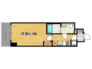 大阪府大阪市浪速区敷津西1丁目【マンション】の間取り