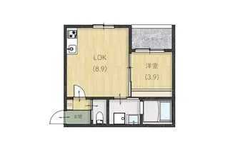 Lien渡橋【2階】の間取り