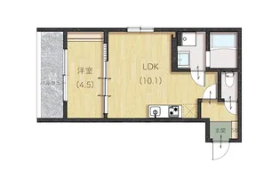 plano南蔵王【3階】の間取り