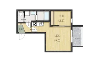 tie【104号室】の間取り