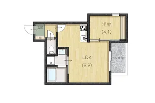 tie【105号室】の間取り