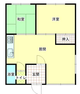イワサキハイツ【103号室】の間取り