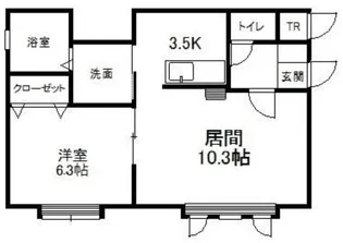 ニューエスパニア10【2階】の間取り
