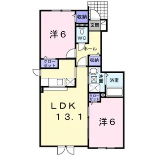 ハーモニー【1階】の間取り