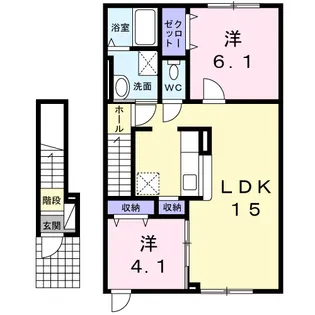 蔵Ⅱ【2階】の間取り