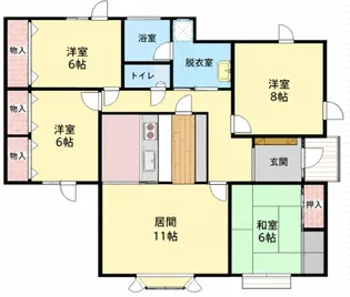 パセオ【105号室】の間取り
