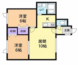 パセオ【203号室】の間取り