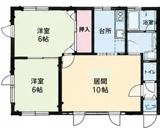 パセオ【101号室】の間取り