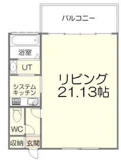 ルシオン小樽【2階】の間取り