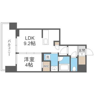 クリオ札幌グランクラス【7階】の間取り