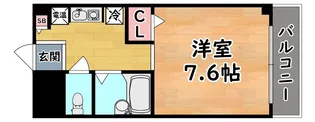 リーベン美幸【5階】の間取り