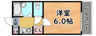 グレーシィ六甲【3階】の間取り