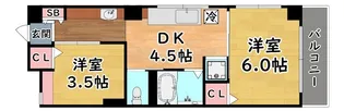 ヒエダハイム【4階】の間取り