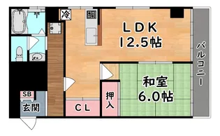 楠ヶ丘ジェム【2階】の間取り