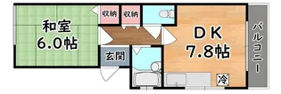 灘北ハイツ【2階】の間取り
