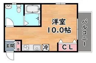 エルデ六甲【3階】の間取り