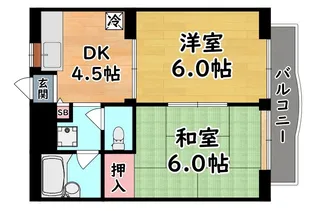 江川マンション【3階】の間取り
