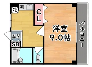 石町ハイツ【1階】の間取り