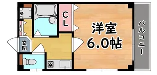 コスモハイツ【2階】の間取り