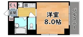 フラワービル【2階】の間取り