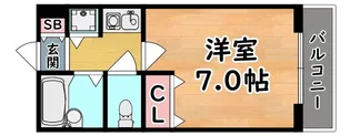 シャトラン弓木壱番館【2階】の間取り
